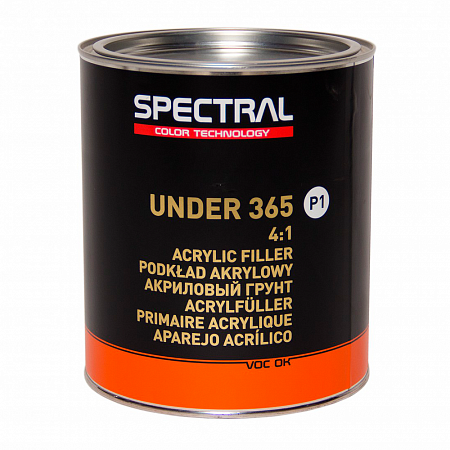 Грунт акриловый 2К (3+1) Белый 2,8л Under 365-00 P1 SPECTRAL 