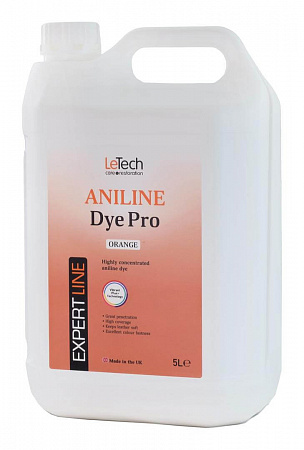 Анилиновый краситель для кожи (Leather Aniline Dye Pro) Black, Чёрный, 100 мл, LeTech