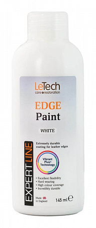 Краска для уреза кожи (Leather Edge Paint) White / 100 мл / LeTech