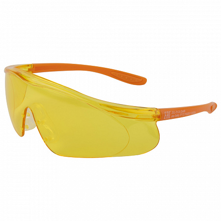 Очки защитные открытого типа с боковой защитой, янтарные линзы, Zenith, JetaPro