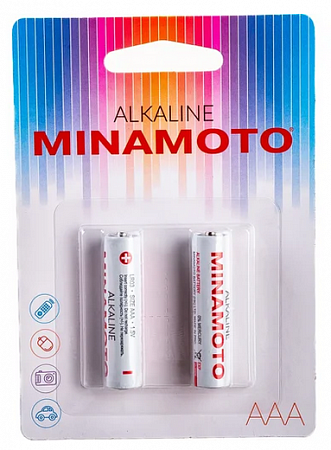 Элем.питан. MINAMOTO, питания ААА., LR03, 2шт в блистере, поштучно
