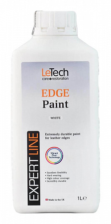 Краска для уреза кожи (Leather Edge Paint) White / 100 мл / LeTech