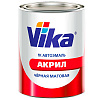 Эмаль Черная матовая 1К акрил 0,85кг АК-142 VIKA