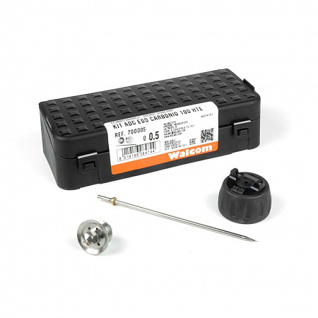Набор для краскопультов EGO CARBONIO HTE 1,0mm (головка с крышкой, сопло, игла)