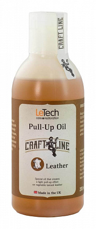 Масло для кожаных изделий Пулл-Ап с запахом натуральной кожи (Pull Up Oil Leather)/ 100 мл / Le Tech