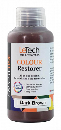 Средство для восстановления цвета кожи (Leather Colour Restorer) Black / 100 мл / LeTech