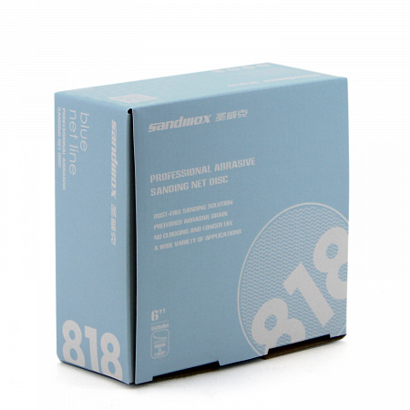 P600 BLUE NET SANDWOX, Ø 150мм,  Круг на сетчатой основе, оксид алюминия