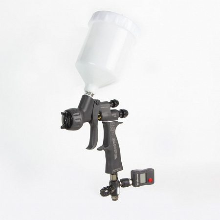 Краскопульт Genesi CARBONIO 360 EVO HALO/HTE CLEAR MAORI, сопло 1,3 мм, верхний бачок 0,68л, лимитированная серия