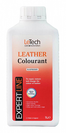 Краска для кожи (Leather Colourant) Raspberry / 500 мл / LeTech