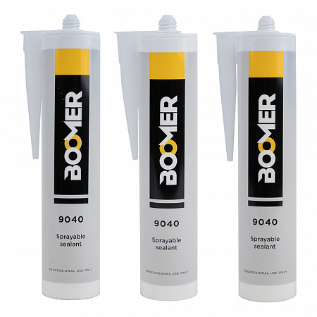 Герметик распыляемый, гибридный, Бежевый, 290мл, BOOMER