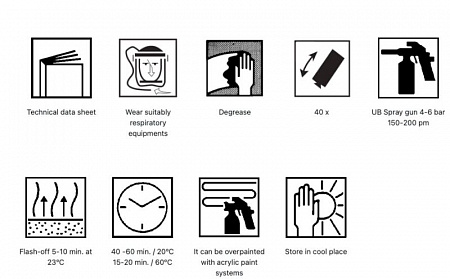Антигравий Черный 1кг ANTIGRAVEL  ORBYLUX