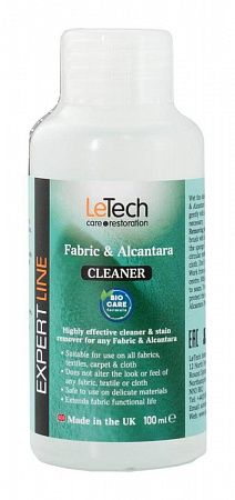 Средство для чистки ткани и алькантары (Fabric&Alcantara Cleaner), 100 мл, LeTech