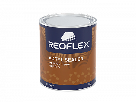 Грунт акриловый 1К Серый 1кг REOFLEX