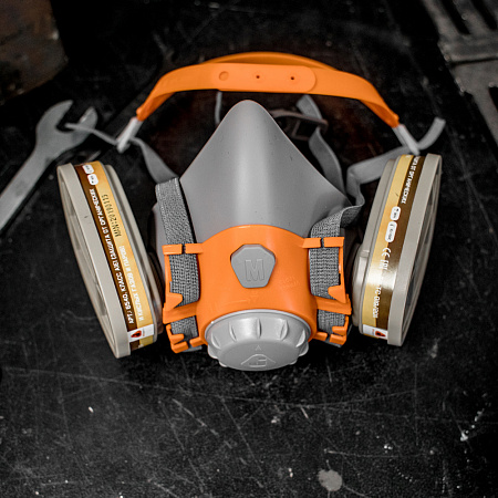 Комплект: полумаска 6500 размер М +фильтры А1(2 шт.) +предфильтры Р2(4 шт.) +держатели JETAPRO