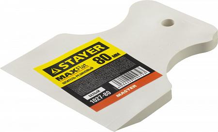 Шпатель резиновый 80мм Белый STAYER