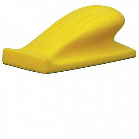 Рубанок малый мягкий на липучке желтый 70-120мм ТМ-05742 TOR