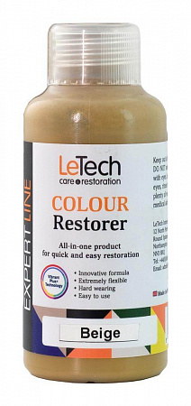 Средство для восстановления цвета кожи (Leather Colour Restorer) Black / 100 мл / LeTech
