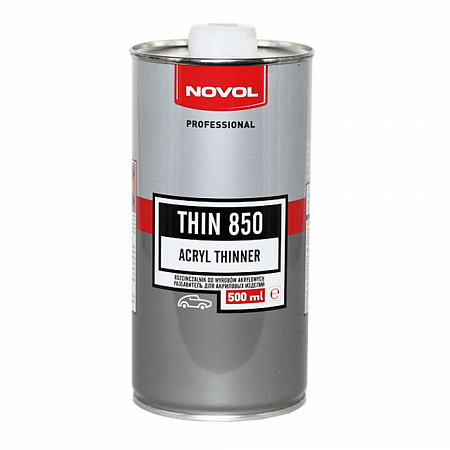 Разбавитель стандартный для акриловых продуктов 0.5л Thin 850 NOVOL