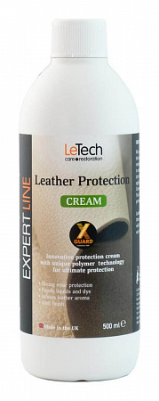 Защитный крем для кожи (Leather Protection Cream) X-GUARD PROTECTED/ 500 мл / LeTech