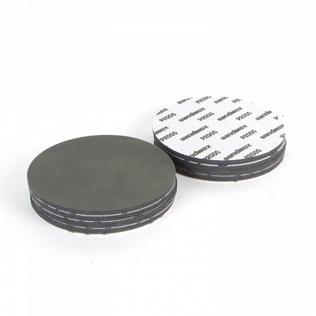 SUPERFINE FOAM диск на тканево-поролоновой основе, карбид кремния Ø150мм, Р500, липучка без отв.