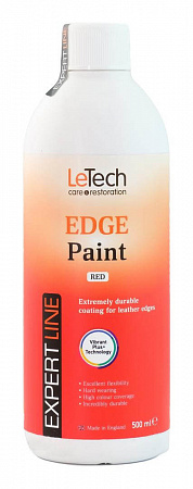 Краска для уреза кожи (Leather Edge Paint) Imperial Red / 100 мл / LeTech