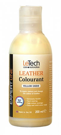 Краска для кожи (Leather Colourant) Yellow Oxide, Охра, 1000 мл, LeTech