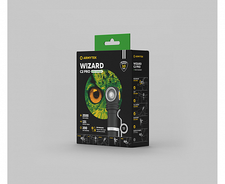 Фонарь Armytek Wizard C2 Pro Magnet USB Белый