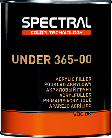 Грунт акриловый 2К (3+1) Белый 2,8л Under 365-00 P1 SPECTRAL 