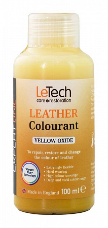 Краска для кожи (Leather Colourant) Yellow Oxide, Охра, 1000 мл, LeTech