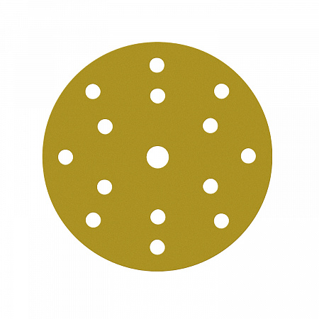 P600 GOLD SANDWOX, 15 отв, Ø 150мм, Круг шлифовальный на бумажной основе