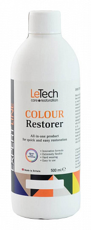 Средство для восстановления цвета кожи (Leather Colour Restorer) Black / 100 мл / LeTech