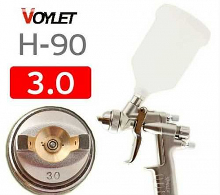 H90 3,0 мм краскопульт верхний бачок 0,6 пластиковый VOYLET