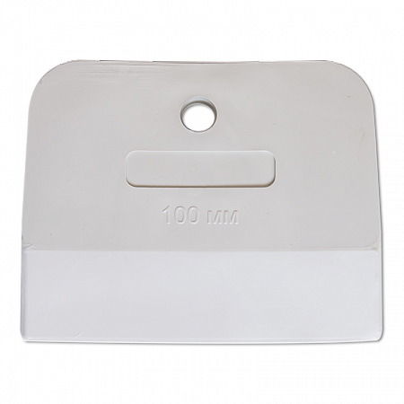 Шпатель резиновый 110мм Белый АВТОКЛИНИНГ