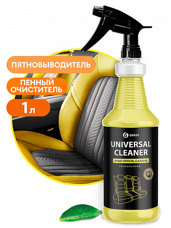Очиститель салона кожи, пластик с кондиционером GRASS Universal Cleaner 1л