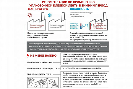 Скотч пластиковый, 50мм х66м Attache