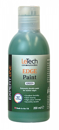 Краска для уреза кожи (Leather Edge Paint) Green / 145 мл / LeTech
