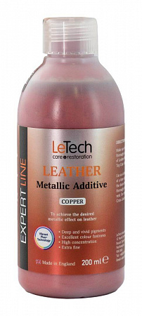 Краска для кожи металлик (Leather Metallic Additive) Pearlescent. Перламутр, 100 мл, LeTech