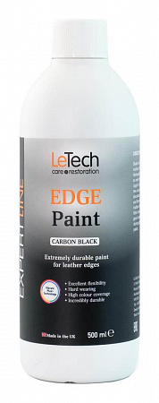 Краска для уреза кожи (Leather Edge Paint) Carbon Black / 145 мл / LeTech