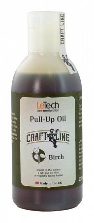 Масло для кожаных изделий Пулл-Ап с запахом натуральной кожи (Pull Up Oil Leather)/ 100 мл / Le Tech
