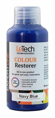 Средство для восстановления цвета кожи (Leather Colour Restorer) Black / 100 мл / LeTech