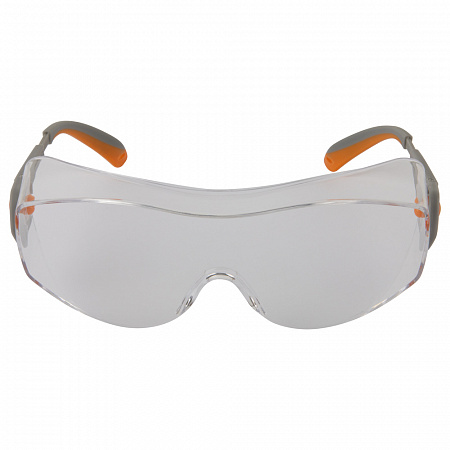 Очки защитные открытого типа,  с бок. защитой и рег-кой, прозрач. линзы, Oculus, JetaPro