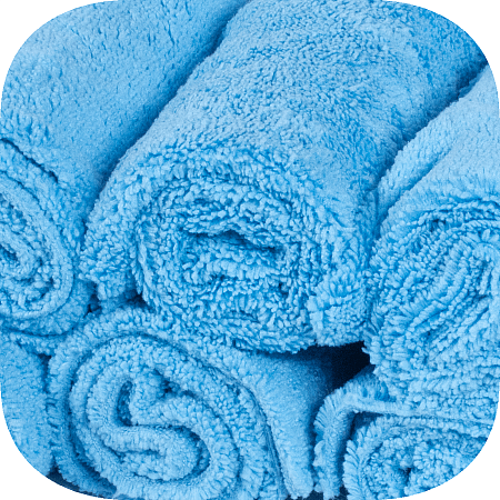 Профессиональная микрофибровая салфетка без оверлока (300шт в коробке) Au-241.100 AuTech 