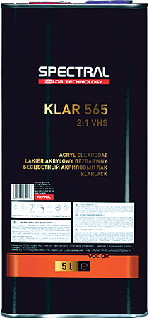 Лак VHS акриловый 2К (2+1) 5л Klar 565-00 SPECTRAL
