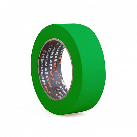 Лента малярная зеленая 3580 ROXTOP 36мм х 40м зеленая 80С RoxelPro