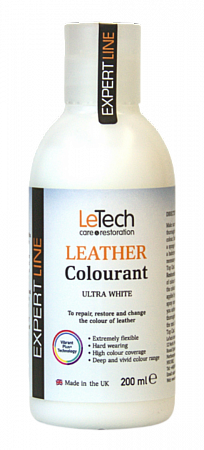 Краска для кожи (Leather Colourant) Ultra White / 1000 мл / LeTech