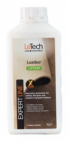 Лосьон для кожи (Leather Lotion) X-GUARD PROTECTED, 500 мл, LeTech