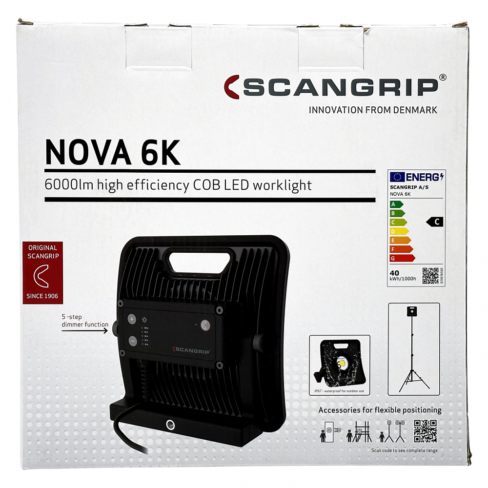 NOVA 6 K - Мощный прожектор с регулировкой светового потока