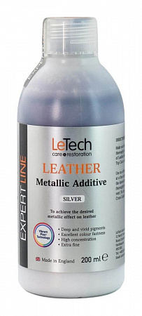 Краска для кожи металлик (Leather Metallic Additive) Pearlescent. Перламутр, 100 мл, LeTech