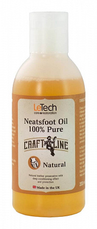 Костное масло натуральное (Neatsfoot Oil Natural) 100% Pure, 100 мл, LeTech
