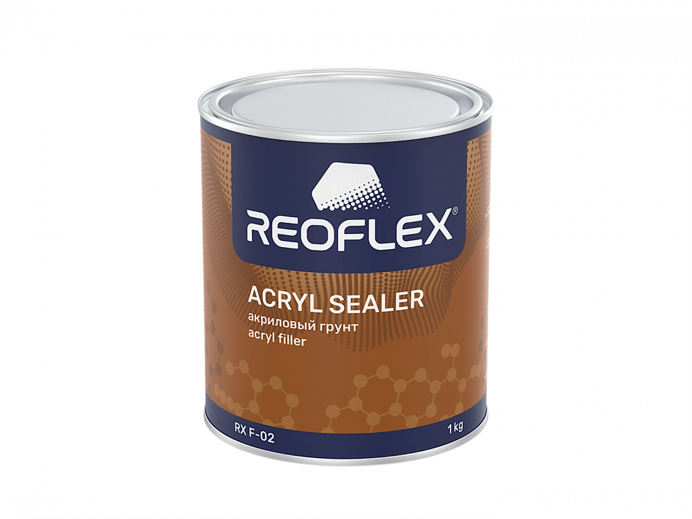 Грунт акриловый 1К Черный 1кг REOFLEX